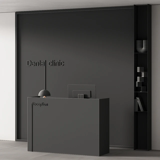 254 office furniture 13 reception desk 08 — Скачать