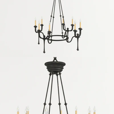 Chandelier and sconce Currey &amp; Company Conversation — Ver 2