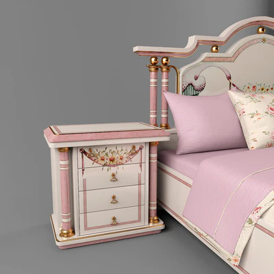 Bed and tables classic. — Ver 2