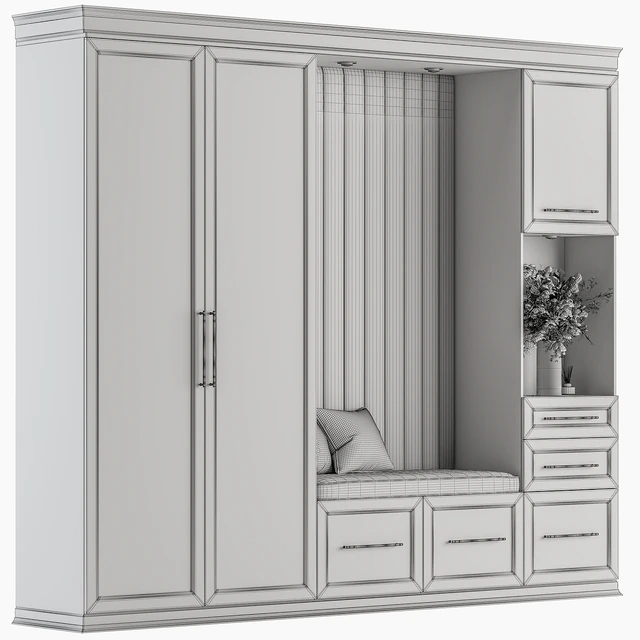 Hallway 56 - White and Cream Entrance — Скачать