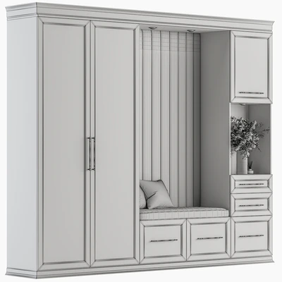 Hallway 56 - White and Cream Entrance — Вид 3