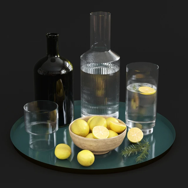 Ripple Glasses Tray — Descargar