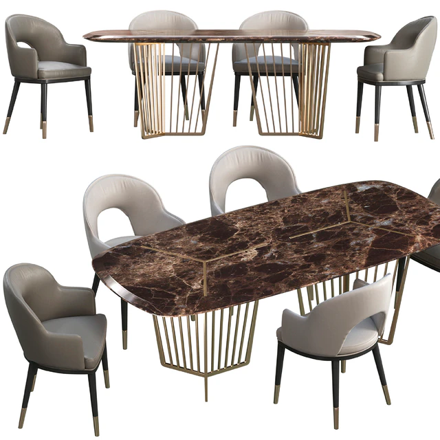 Dinning table Wooddi Alfieri+chair Wooddi Toledo — Скачать