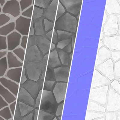 Floor Stone 02 | PBR | 4K | PNG | Seamless — Вид 2
