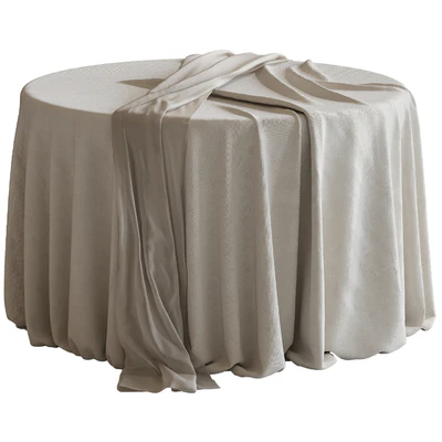 Tablecloth on a round table 77 — Ver 2