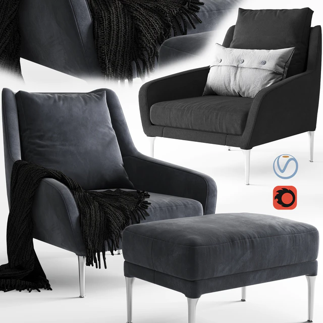 B&B Italia Edouard Armchair — Download