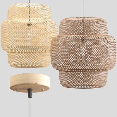 Rattan pendant lights 050 — Ver 2