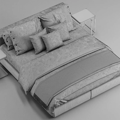 Flexform Groundpiece slim bed — Ver 2