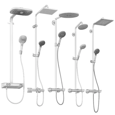 Shower systems Hansgrohe set 155 — Ver 3