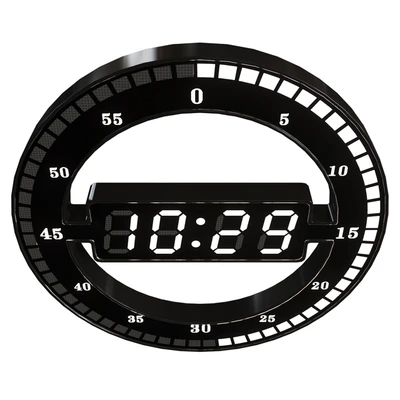 LED Ring Wall Clock — Ver 3