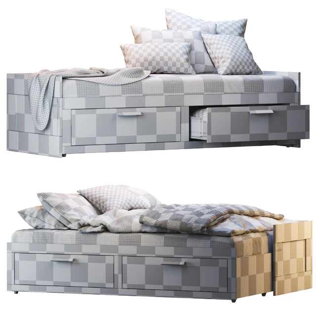 Кровать Ikea Brimnes — Скачать