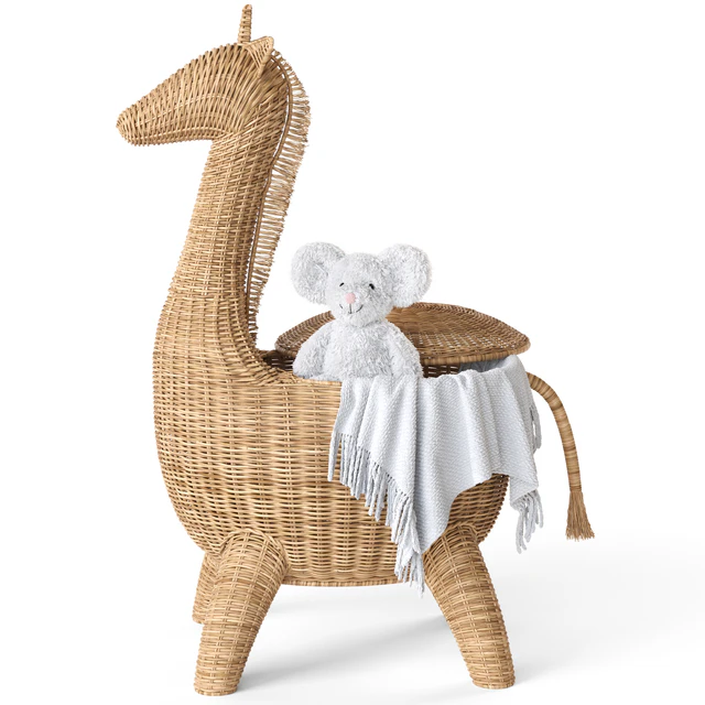 RATTAN ANIMAL BASKET GIRAFFE Restoration Hardware — Descargar