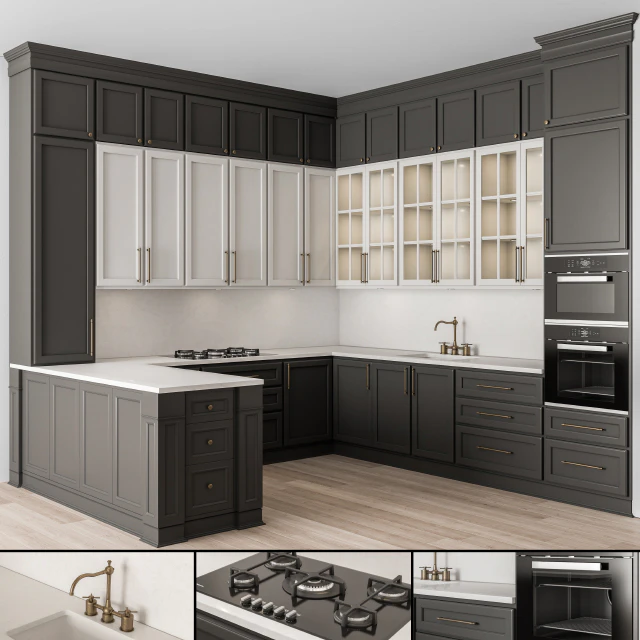 Kitchen Neo Classic Black and White - Set 48 — Descargar