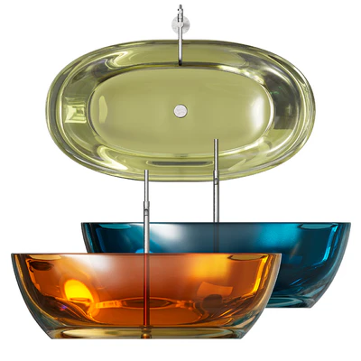 Reflex Color Bathtub by Antonio Lupi — Ver 1