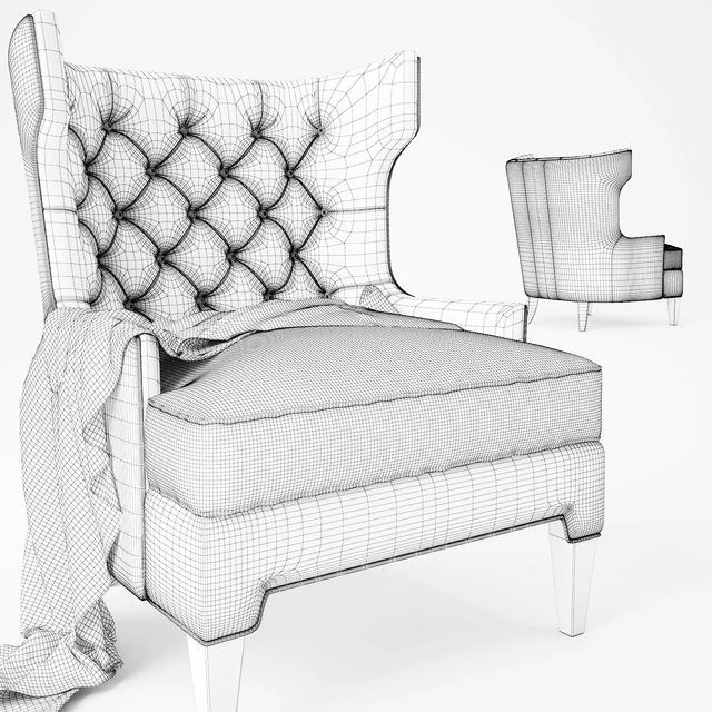 Helena Tufted Chair — Descargar