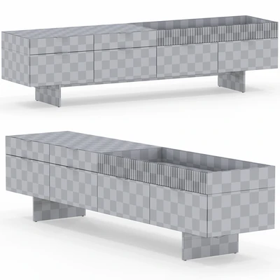 Series of bollards by Minotti, Superblocks collection — Ver 3