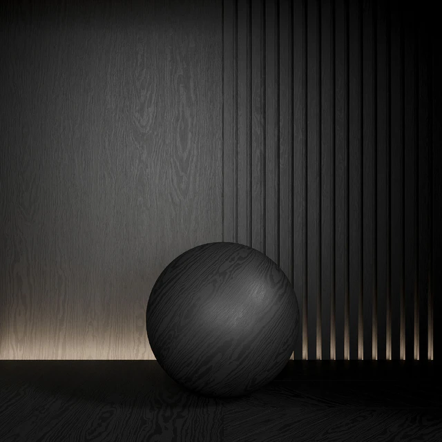 Wood material is seamless. Dark, ebony. — Descargar