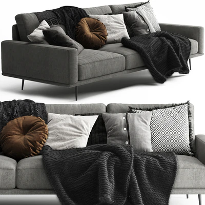 BoConcept Carlton Sofa 3 Seats - Scandinavian Set — Ver 3