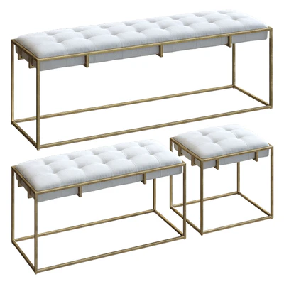KELLEN UPHOLSTERED BENCH — Ver 2