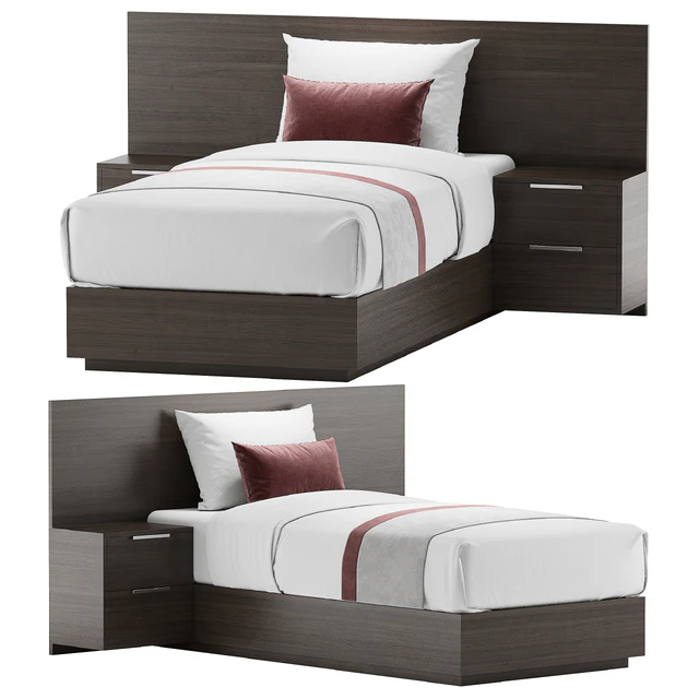 Single bed for hotel room 1 — Скачать