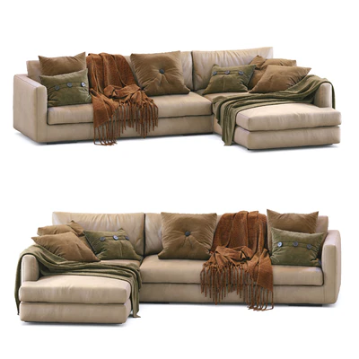 Flexform Leather Sofa MAGNUM — Вид 2