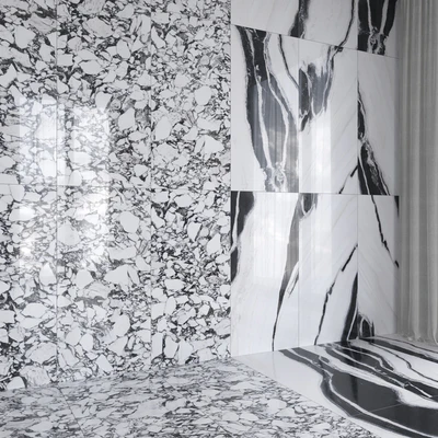 Architectural Design Floorgres B and W Marble miniset — Ver 4