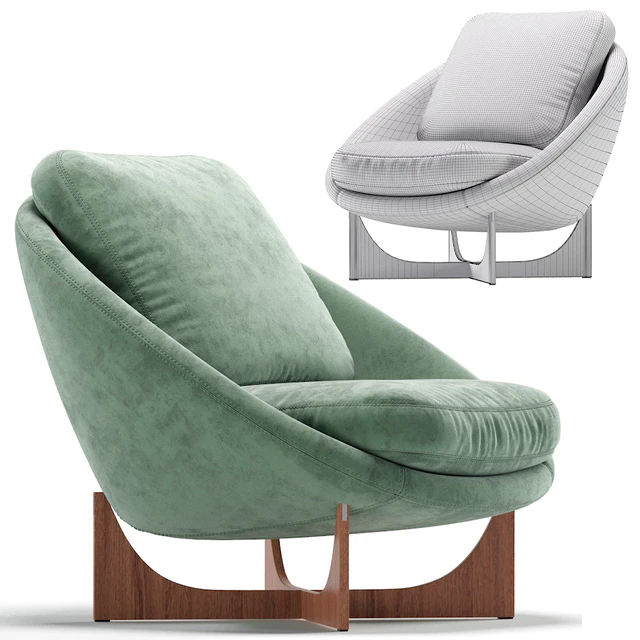 Minotti Lido Armchair/Кресло Лидо — Descargar