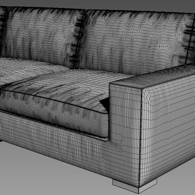 MODENA TRACK ARM MODULAR LEATHER SOFA SECTIONAL — Ver 2