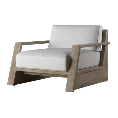 RH TROPEA LOUNGE CHAIR — Ver 1
