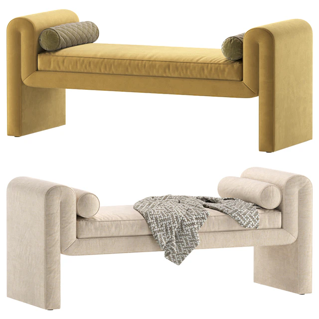Mitchell Accent Bench By Burke Decor/Скамейка Митчелл Акцент — Скачать