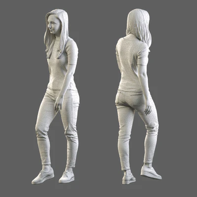 3d scan woman 8 — View 3