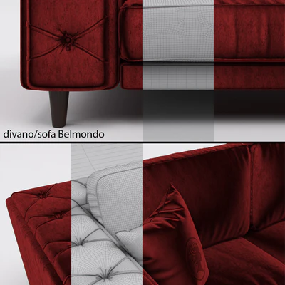 Alberta Salotti / Controluce / Belmondo. sofa — Ver 2