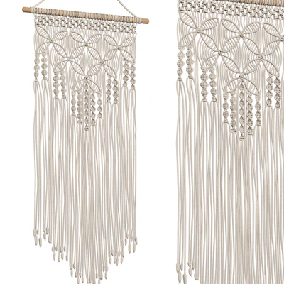 Wall Hanging Braided Boho Macrame Woven Handmade Art Tapestry Home Room Decor — View 2