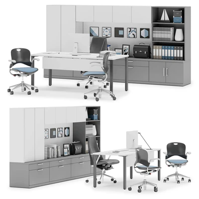Herman Miller Canvas Private Office (v12) — Вид 1