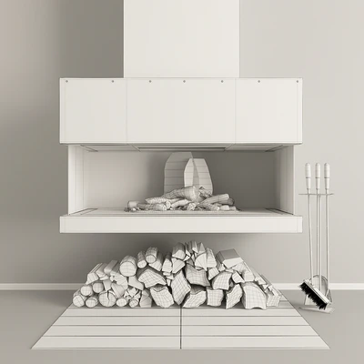 Fireplace modern 33 — Ver 2