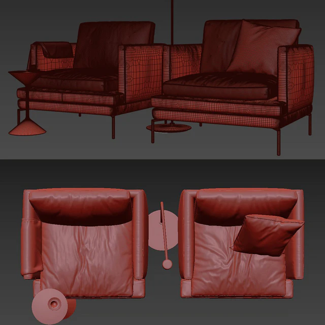 Zanotta William Armchairs — Скачать
