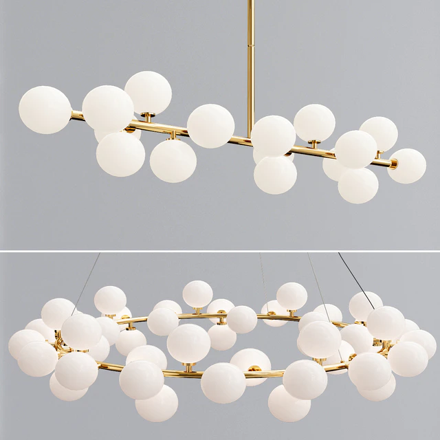 Bubble Stik and Milk Bublle Round Chandelier Collection — Скачать