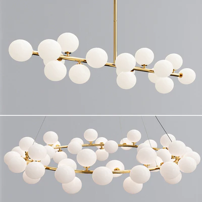 Bubble Stik and Milk Bublle Round Chandelier Collection — Вид 2