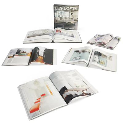 Opened Books and Magazine — Вид 1