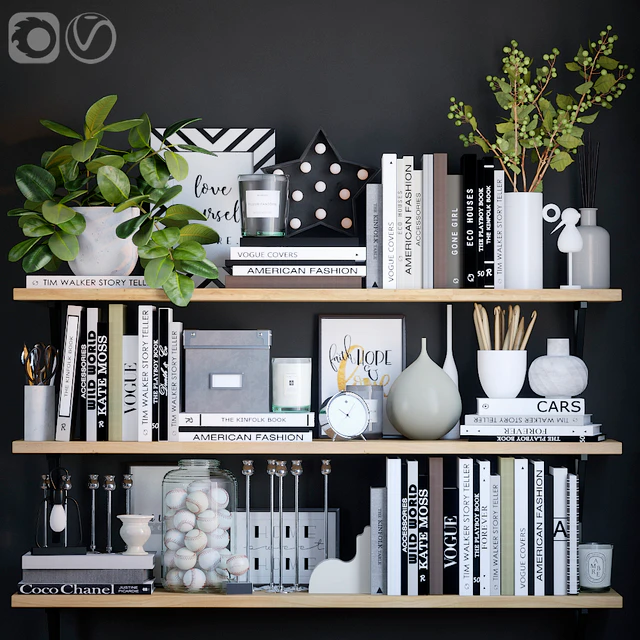 Black and white decor set 5 — Скачать
