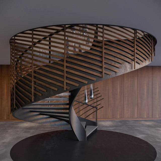 Spiral staircase with installation — Descargar
