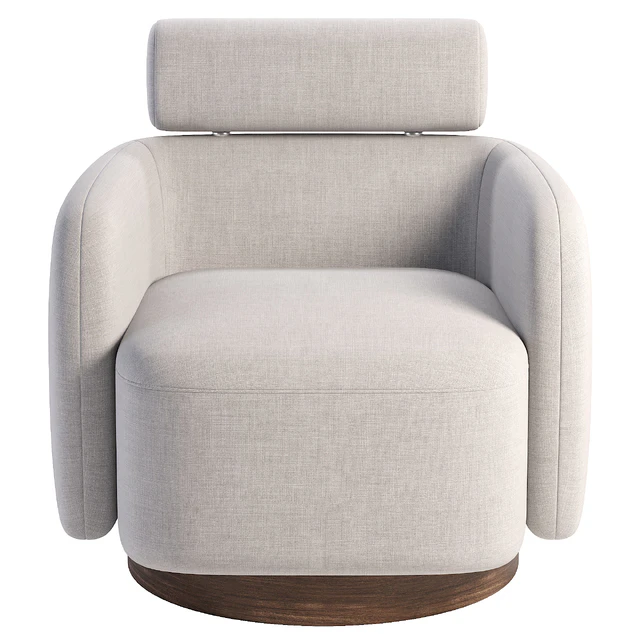 Luna Swivel Accent Chair With Adjustable Backrest — Скачать