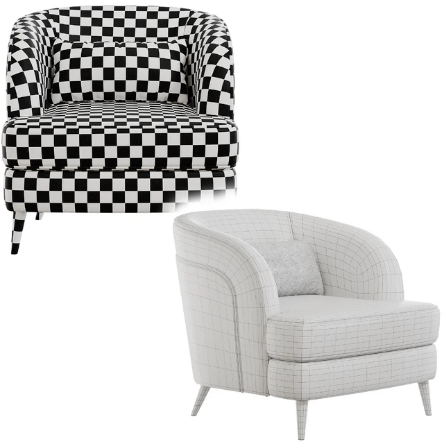 FH 7272 Boston Arm Chairs Pair — Descargar