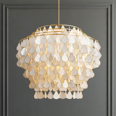 Teardrops Capiz Chandelier — Скачать