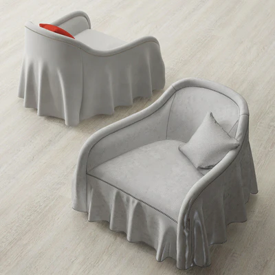 Sofa and chair BUSNELLI Arpege — Ver 2