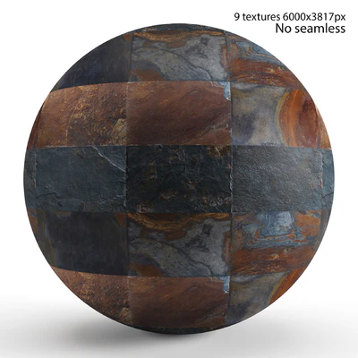 Slate and rusty slate. 9 textures — Ver 1