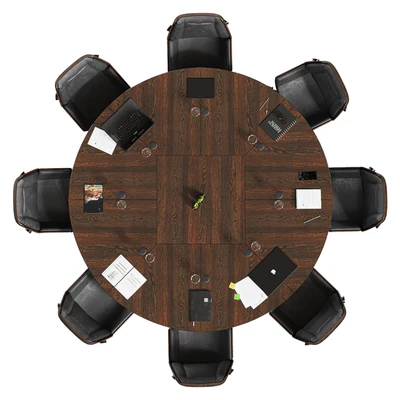 circle meeting table — Вид 2
