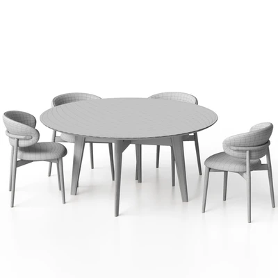 Стул Oleandro и стол Abrey circular от Calligaris — Вид 3