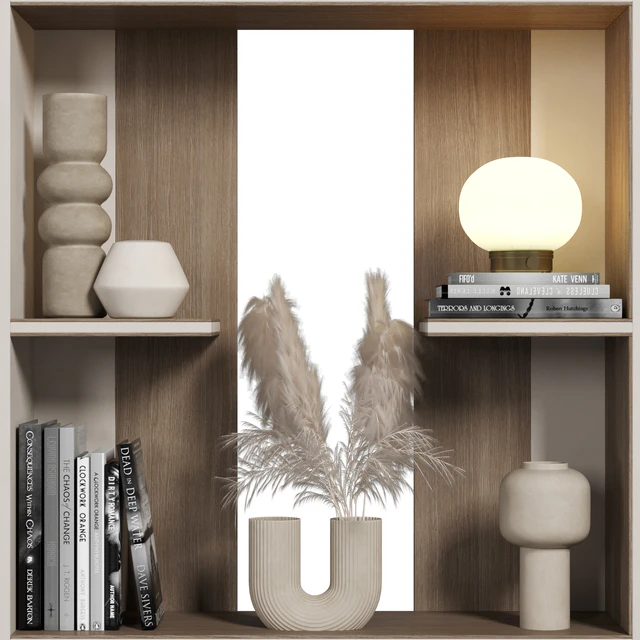 Cabinet with shelves 080 — Descargar