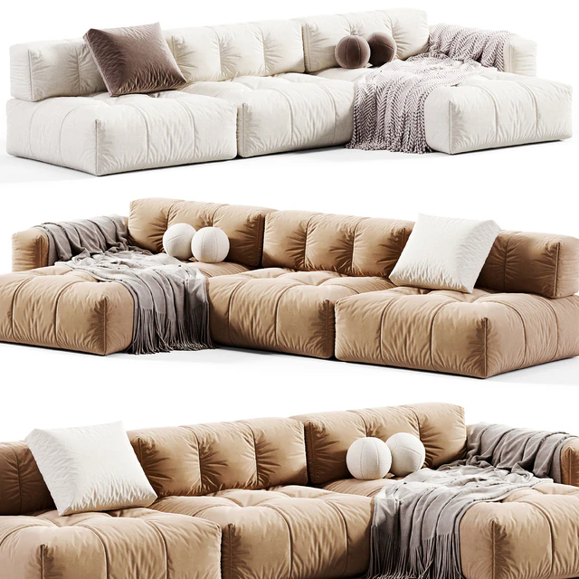 Modular Sofa Armrest Apollo — Descargar